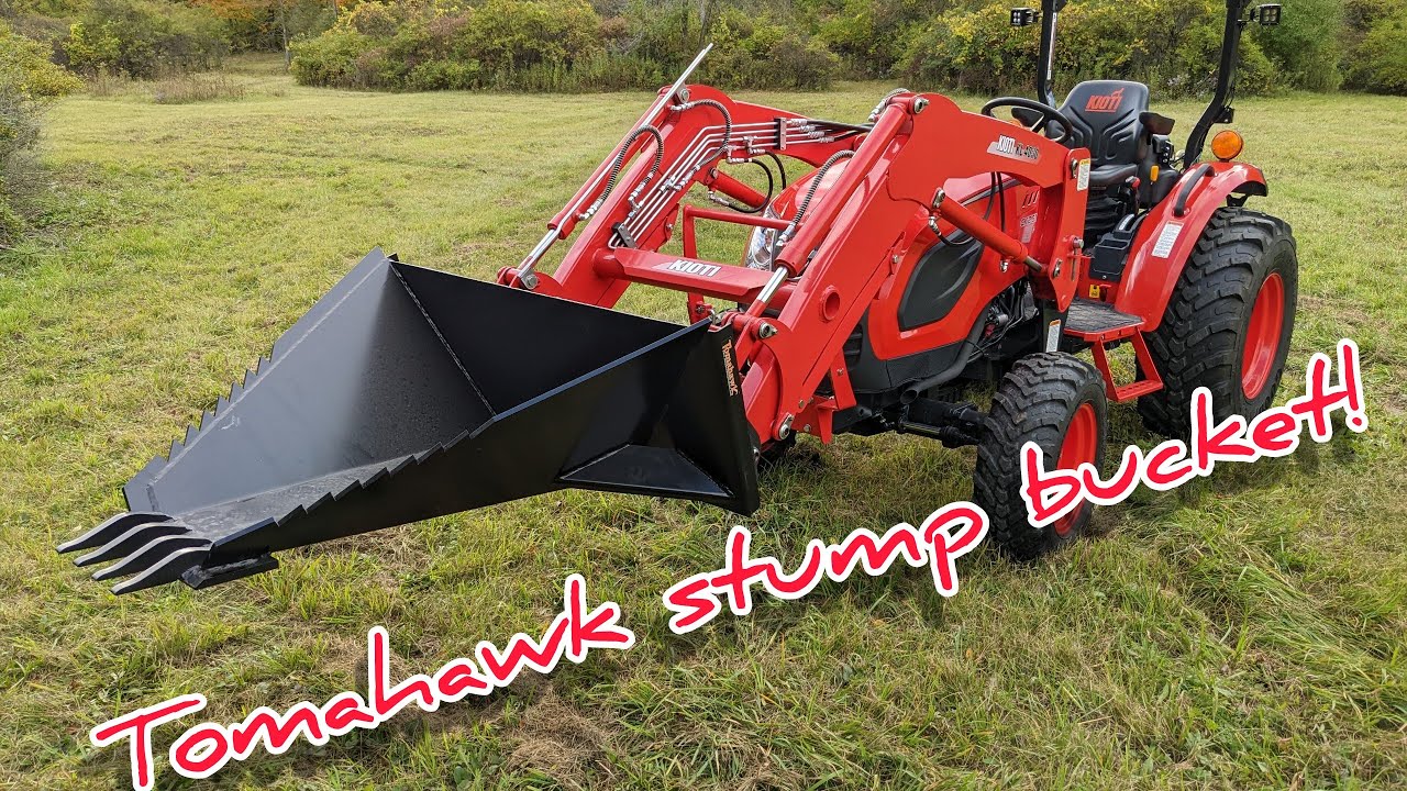 Обзор ковша для пней Tomahawk! Как CK2610 справляется?