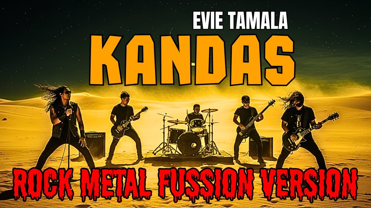 GILA!! Kandas – Evie Tamala | Rock Metal Fussion Cover | Versi Paling Energi & Menggelegar!