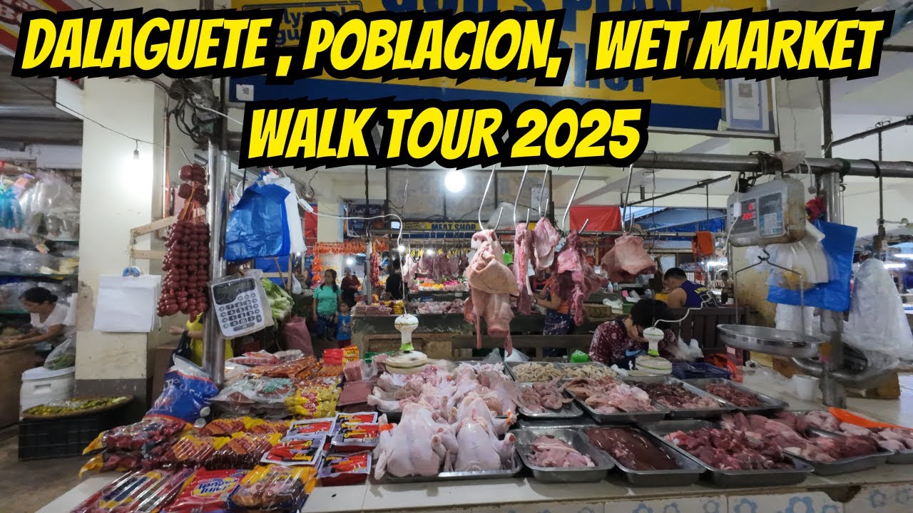 Dalaguete Poblacion , Wet Market Walk Tour Oct. 2025