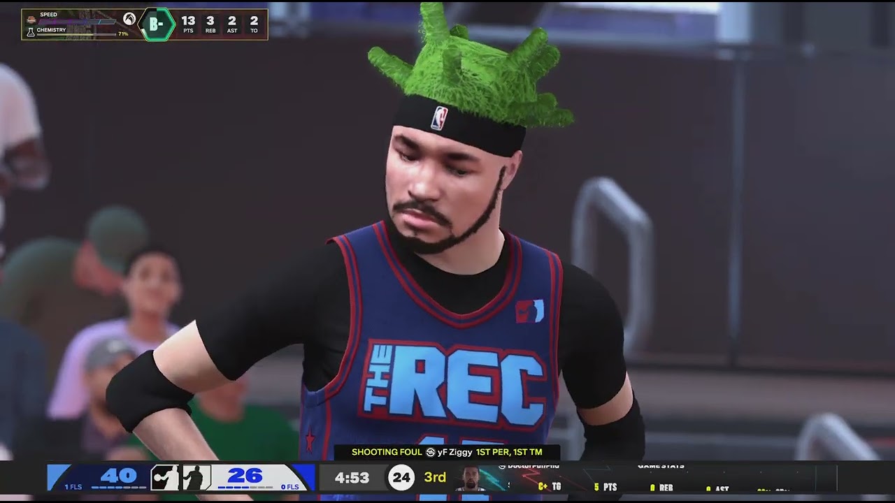NBA 2K26: 25 PTS 9 REB 4 AST 1 STL