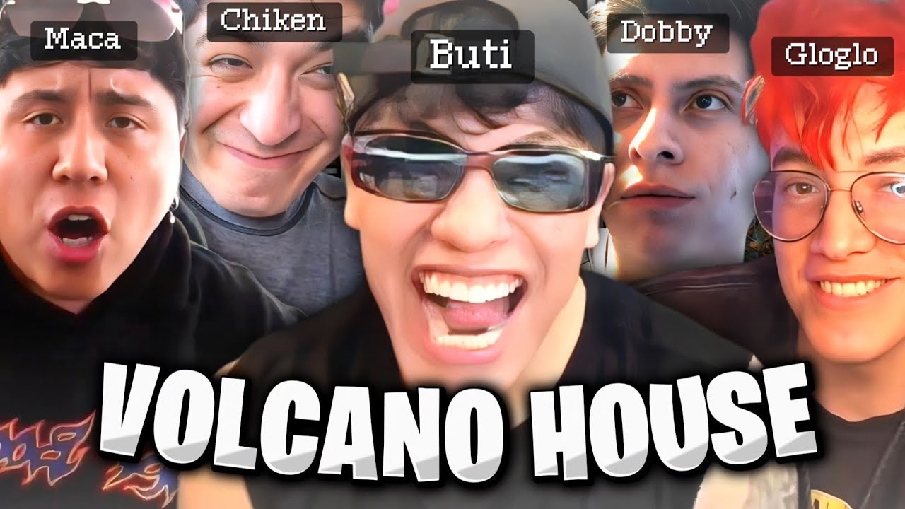 MOMENTOS KGUE de RIII #2 - Buti, Gloglo, Maca, Chiken, Dobby, Chulls, Gus y Luny - VOLCANO HOUSE 🤣