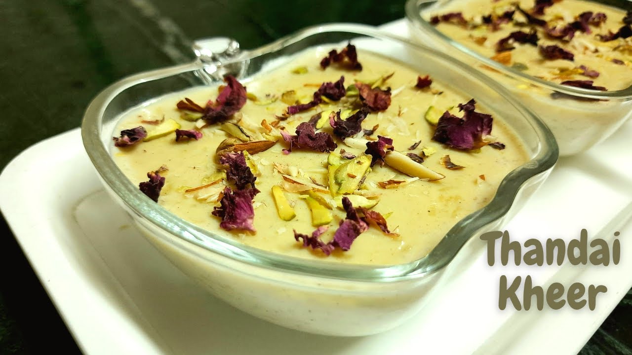 Thandai Kheer | ठंडाई खीर | Unique Kheer/Dessert Recipe | Thandai Special | Thandai Kheer Recipe