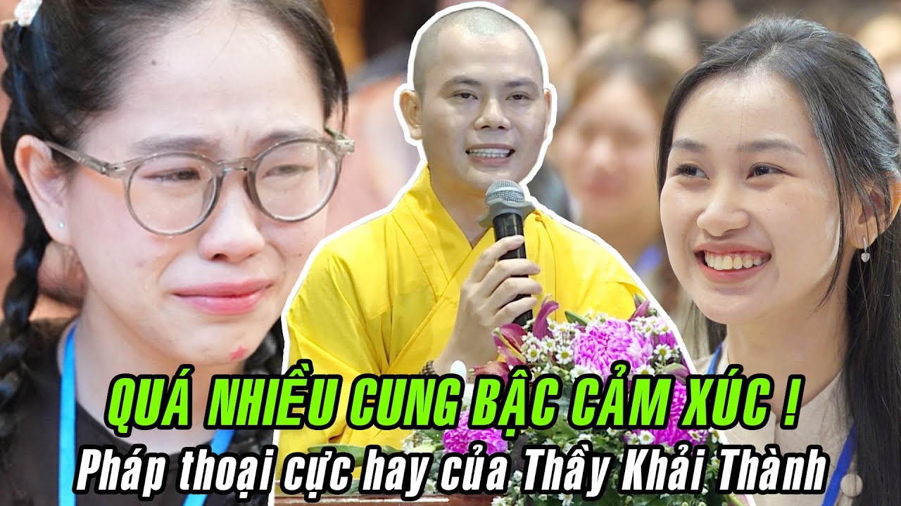 KHÓC CƯỜI LẪN LỘN với Pháp Thoại ĐI GIỮA TRỜI RỰC RỠ của Thầy Khải Thành tại chùa Hoằng Pháp
