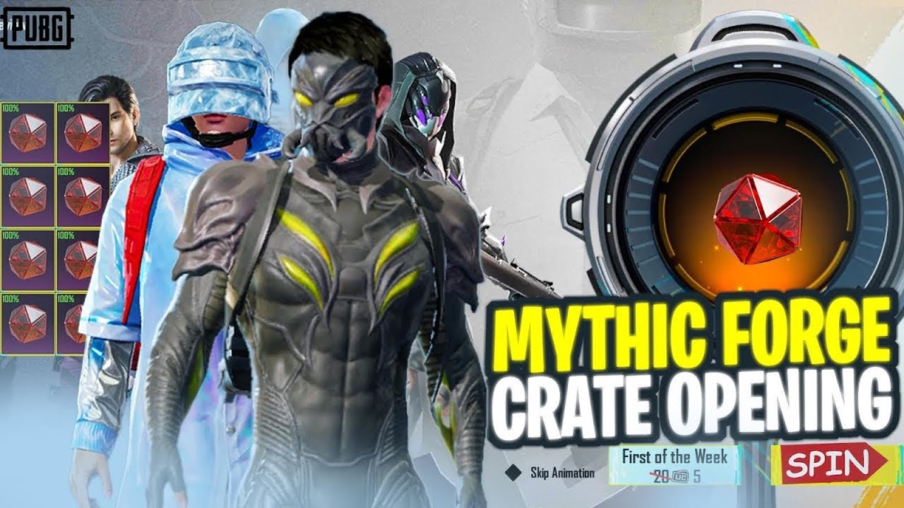 🔴Mythic Forge - crate opening🔴 Vamosa -ს ექაუთზე 3500 uc და უამრავო კრისტალი 💥💥