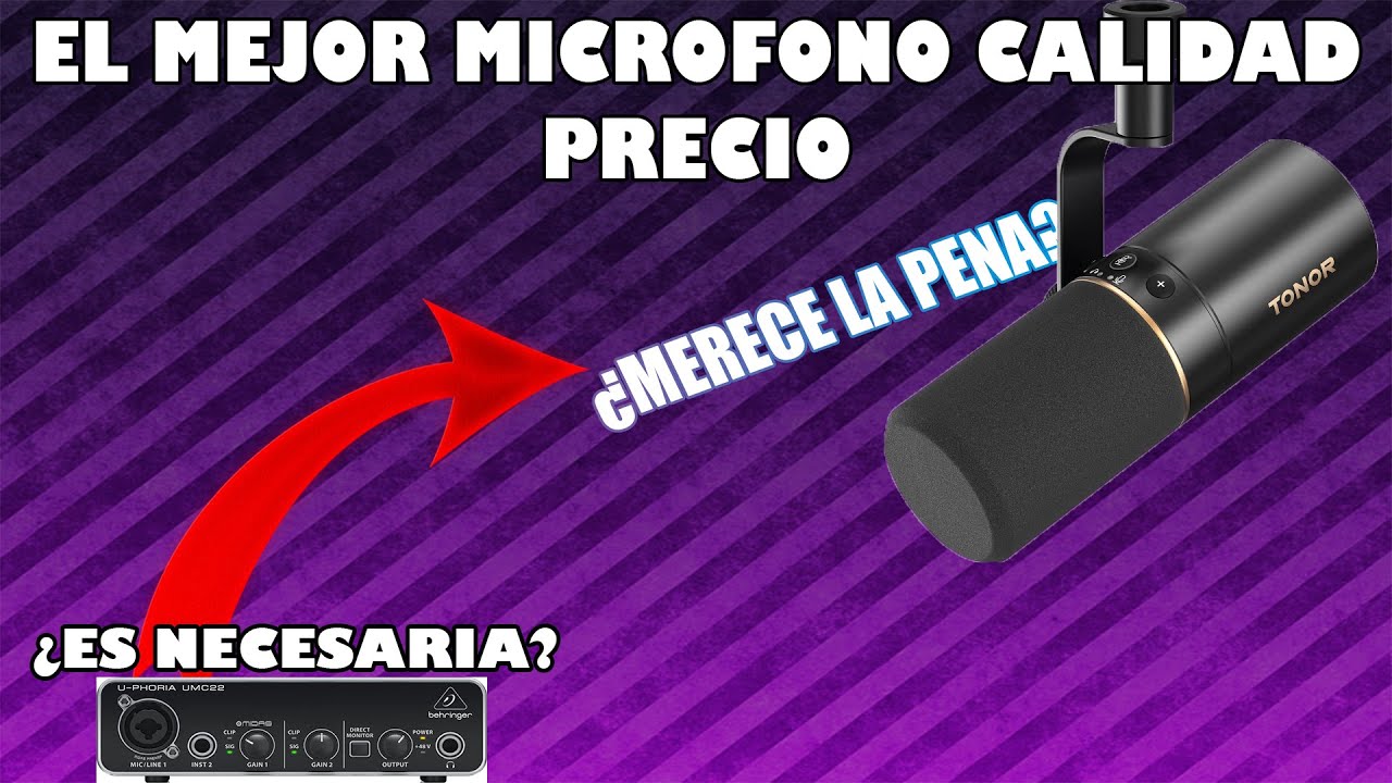 ASI ES EL MEJOR MICRO CALIDAD PRECIO TONOR TD 510 ¿MERECE LA PENA POR SU PRECIO? / UNBOXING Y REVIEW