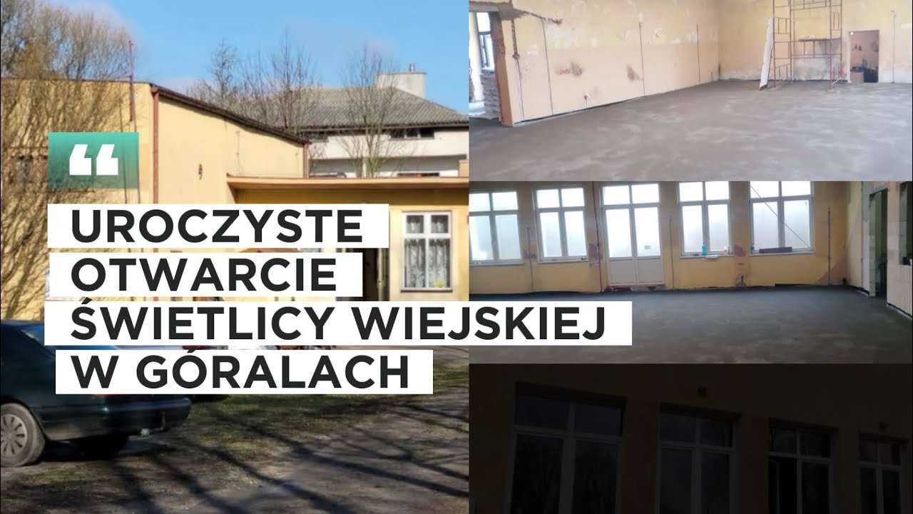 Uroczyste otwarcie świetlicy wiejskiej w Góralach