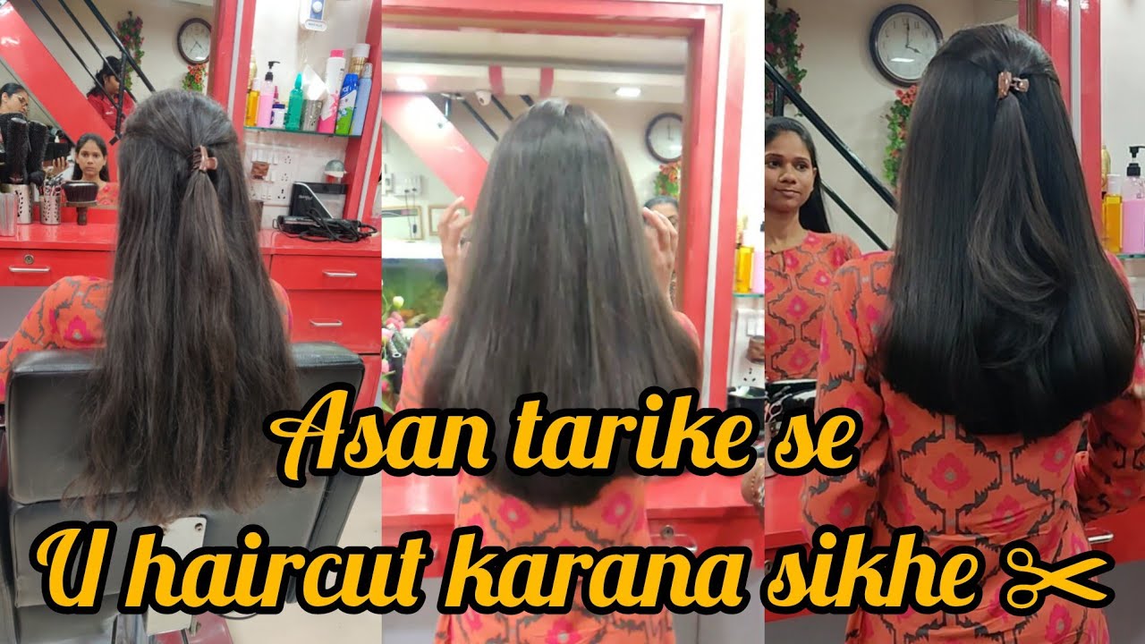 Dazzler Hair & Beauty Hub is live : Asan tarike se U haircut karana sikhe. | hair cutting ✂️