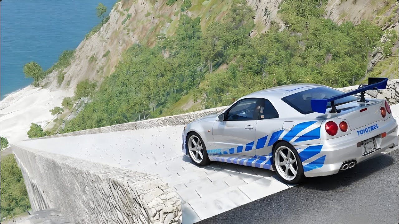 CARS VS STAIRS #1 BeamNG Drive