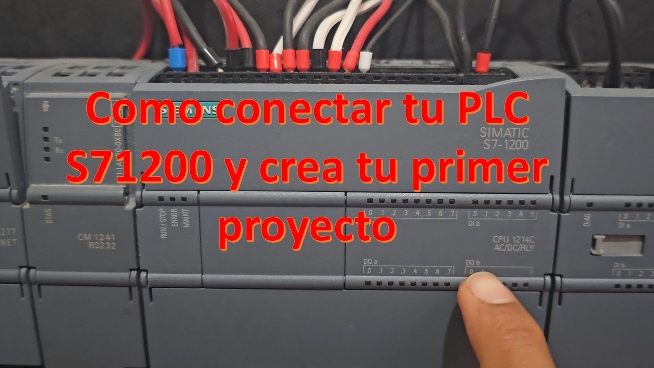 Crea tu primer poyecto en TIA Portal y te muestro mi PLC S71200