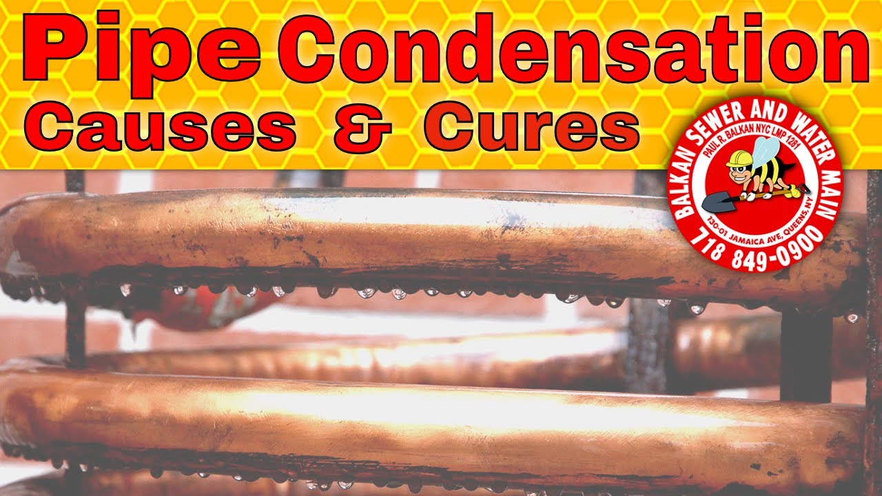 Pipe Condensation & Sweating Pipes: Causes & Cures
