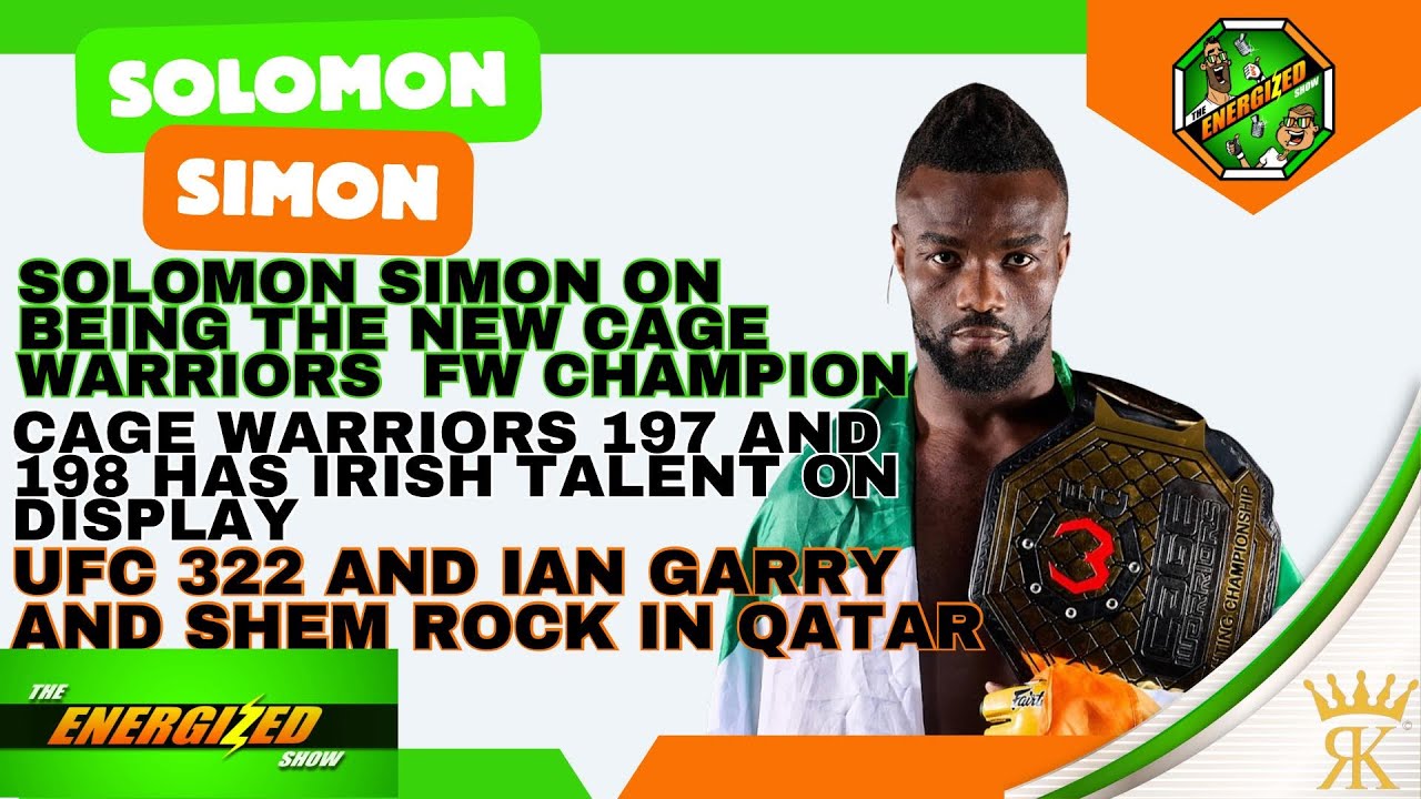 Соломон Саймон | Чемпион мира Cage Warriors, UFC Fights и ирландских смешанных единоборств | The ...