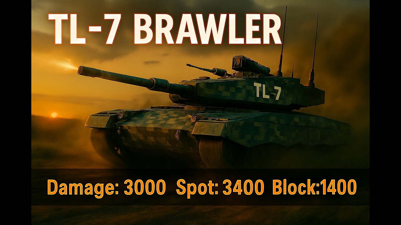 TL-7 Brawler . Mastery Badge 3000 damage, 3400 asisting damage , 1400 block damage