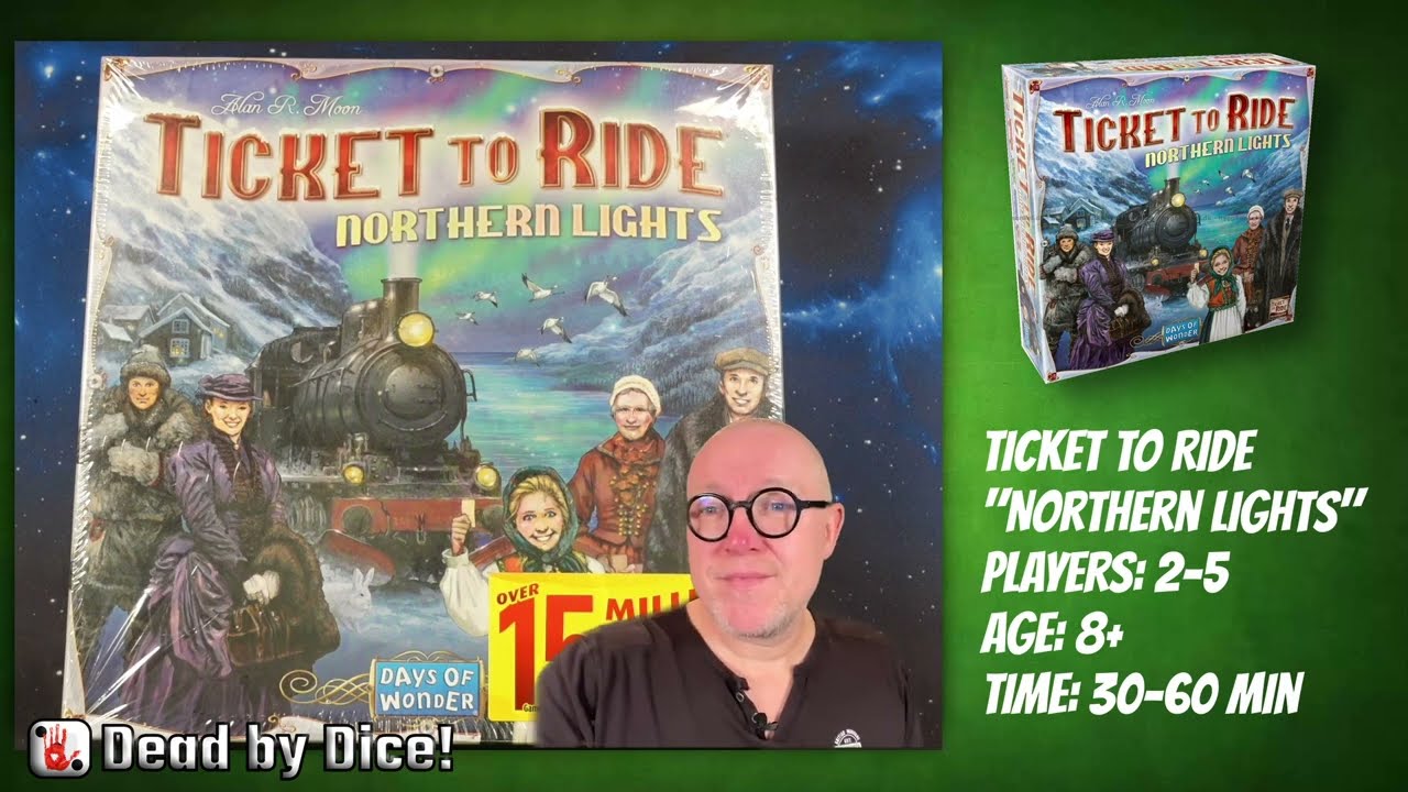 Ticket to Ride - Northern Lights | New End Game Cards! | Unboxing
