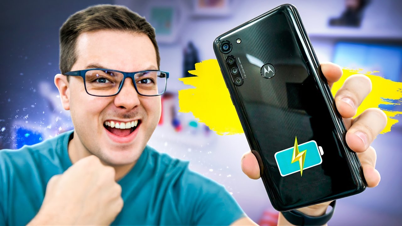 O NOVO MOTO G8 POWER tem BATERIA PRA NÃO ACABAR MAIS! UNBOXING!
