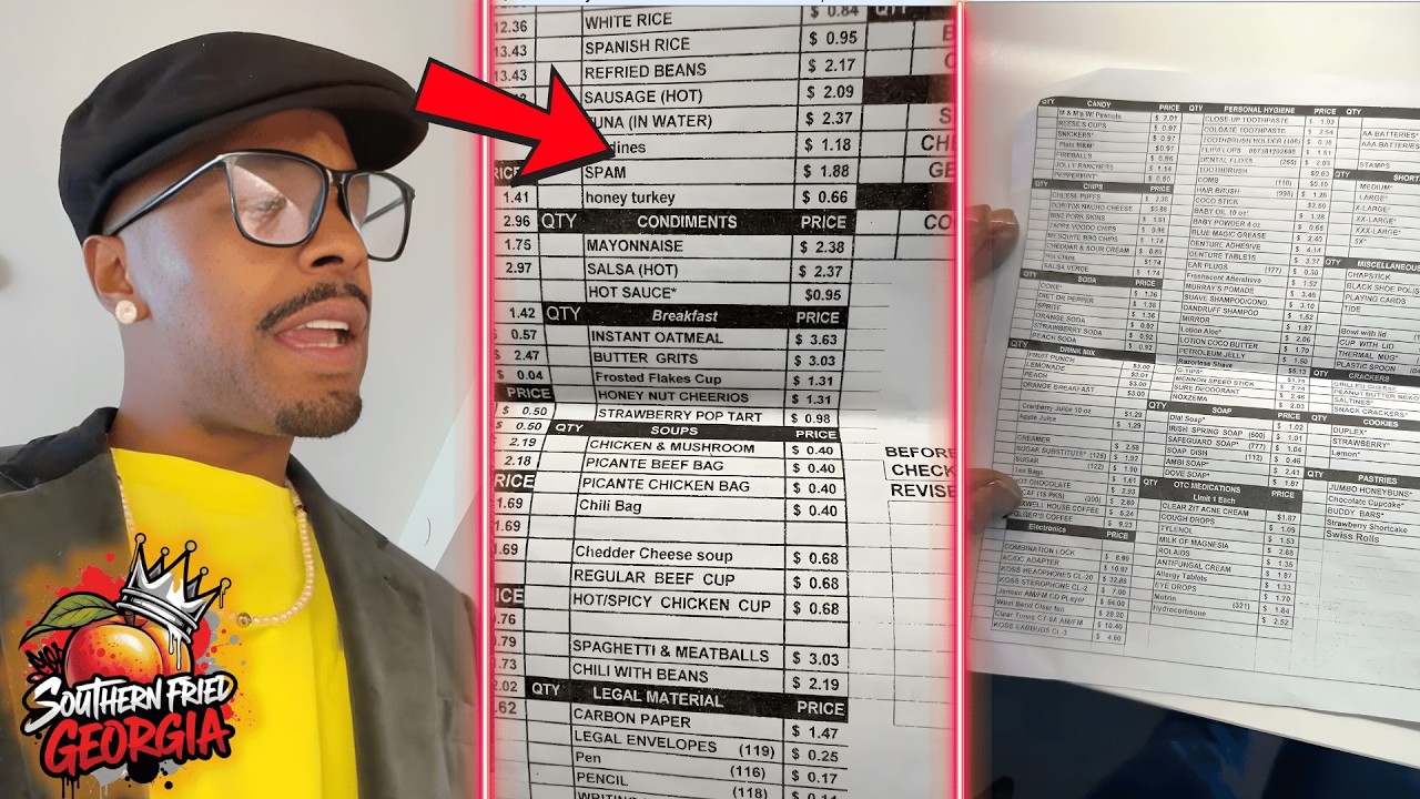 PeeWee Roscoe SHOWS Reality Of Prison Food & Gives Brutal Warning To Streets