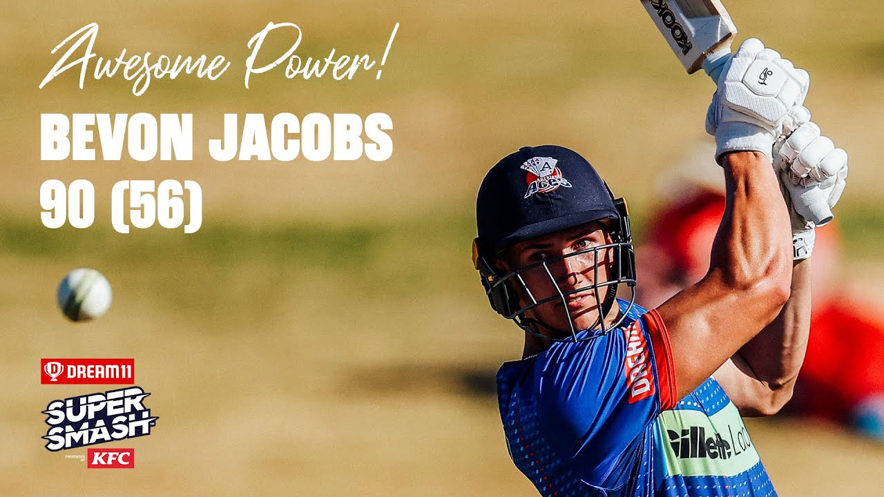 Bevon Jacobs' Epic Innings | ACES vs. Brave | Super Smash 24/25