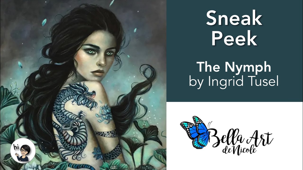 SNEAK PEEK!!  Bella Art Diamonds - The Nymph by Ingrid Tusell