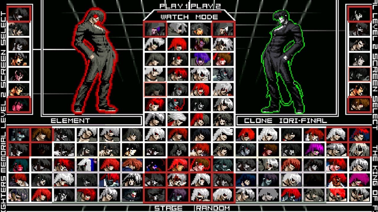 KOF Memorial Lv2 ELEMENT Mugen 🎮【+ Download】