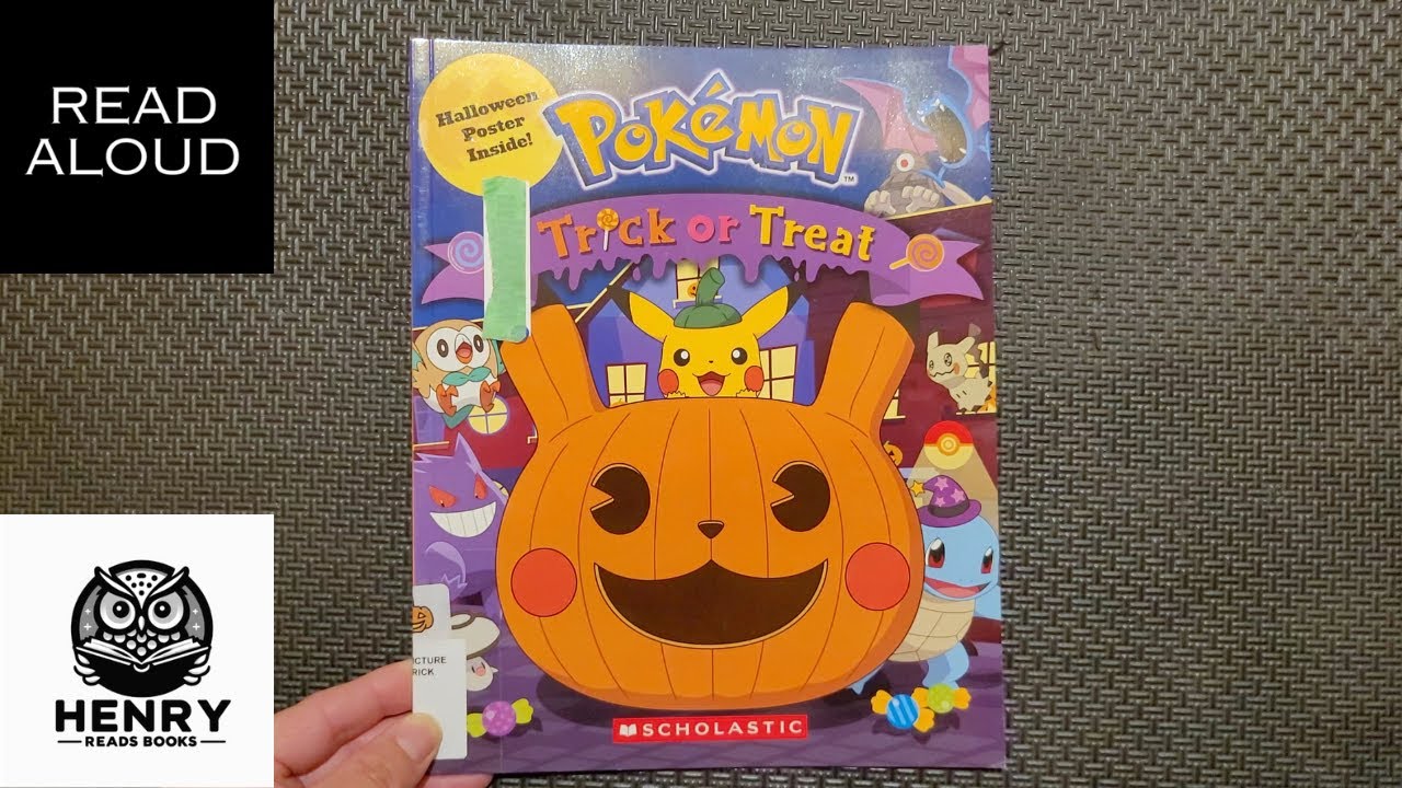 Henry Reads Pokemon: Trick or Treat | Read Aloud Kids Books