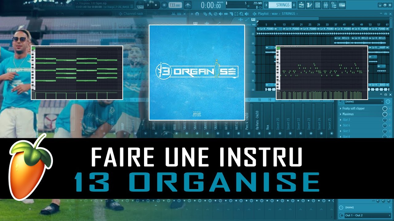 FAIRE UNE INSTRU (dansante) POUR 13 ORGANISÉ (zumba cafew) | FL Studio 20