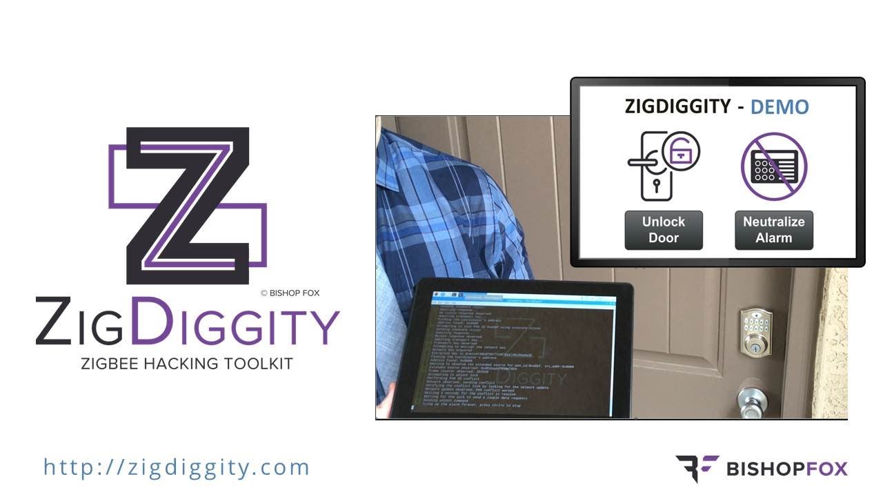 Zigbee Hacking:  Smarter Home Invasion with ZigDiggity - 58sec DEMO - 20Aug2019