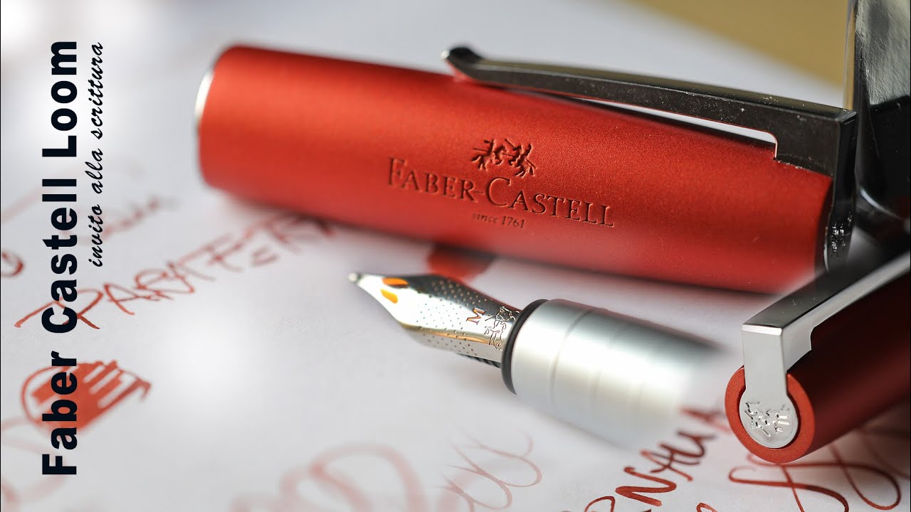 Stilografica Faber Castell Loom orange edition - invito alla scrittura
