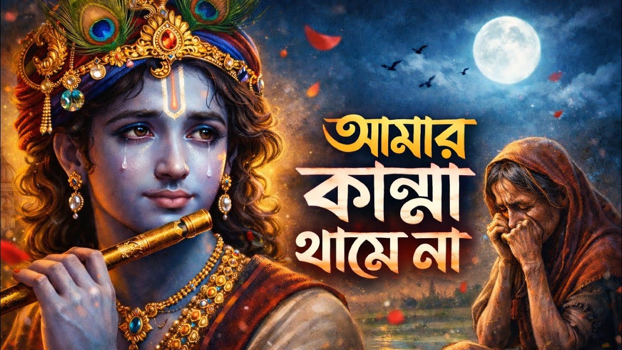 আমার কান্না যে থামে না || New Krishna emotional song 2026 || Sangeet Bengal 