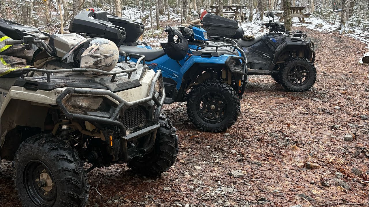 ATV trip to James river falls part 2 #atv #atvmudding #offroad #polarisatvs #quads