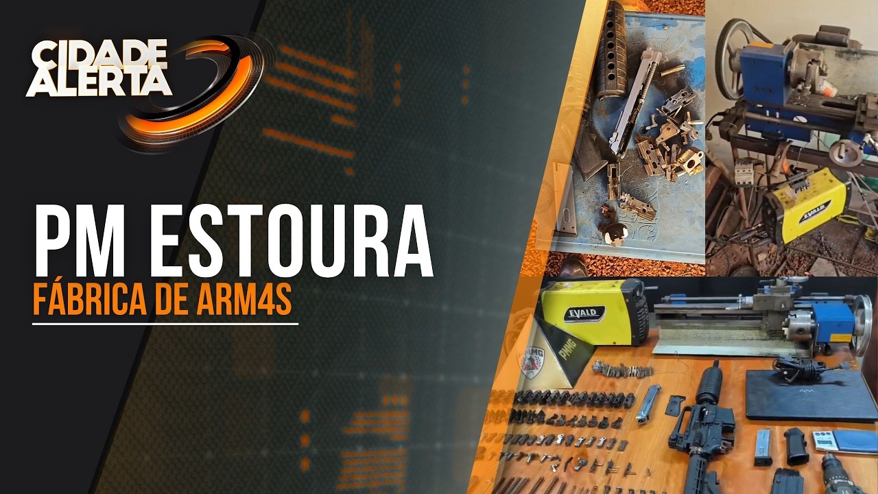 POLÍCIA ESTOURA FÁBRICA CLANDESTINA DE ARMAS EM SÃO SEBASTIÃO DO PARAÍSO