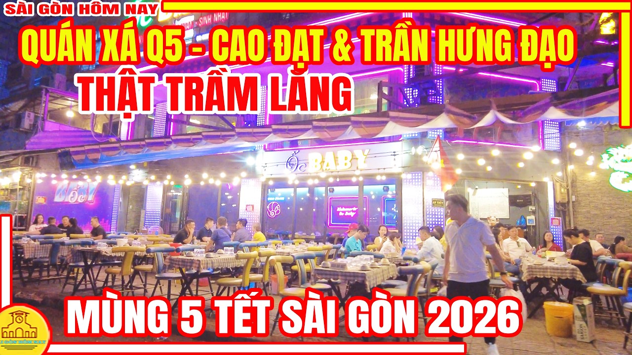 HẾT RỒI! Cái TẾT HOA LỆ Sài Gòn | TRỐNG VẮNG Đường Phố Quận 5  | Sài Gòn MÙNG 5 TẾT