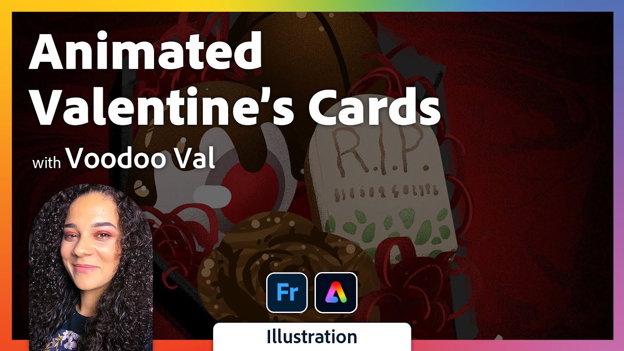 Animated Valentine’s Cards with Voodoo Val