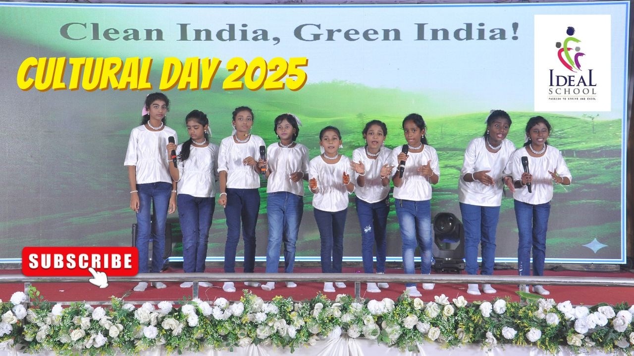 Clean India;Green India | Ideal School | Cultural Day 2025 | Mayiladuthurai