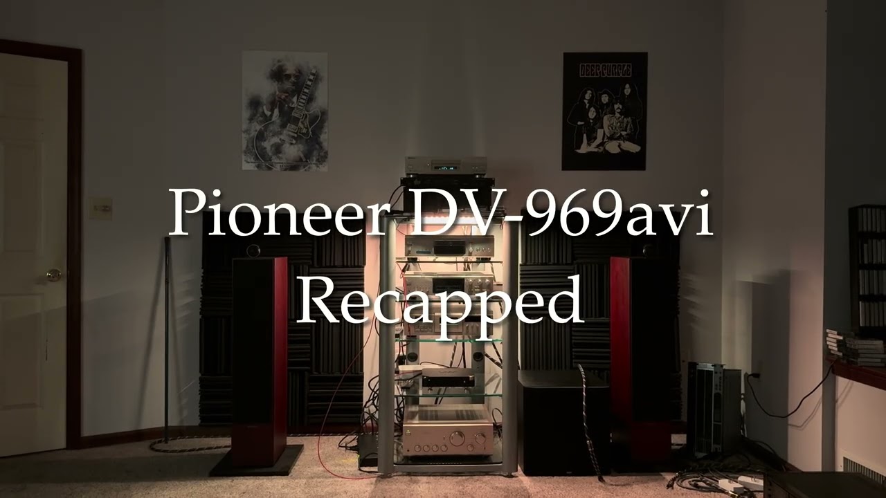Unbelievable Sound Upgrade! Pioneer DV-969Avi with Just 2 Capacitors Replaced 🎵