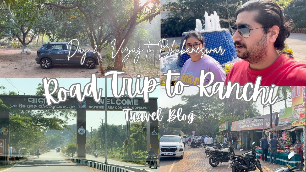 Bangalore to Ranchi Road Trip | VW Taigun |Day 2: 650km Coastal Magic Gopalpur Beach + Chilika Dhaba