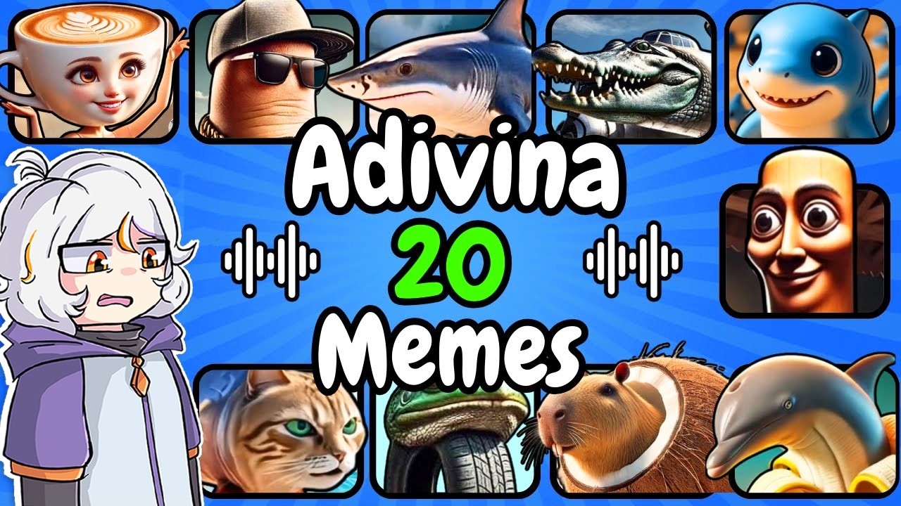 ADIVINA MEMES DE ANIMALES ITALIANOS POR EL SONIDO 😂🤨 TRALALERO TRALALA 🦈 TUNG TUNG TUNG SAHUR 🪵