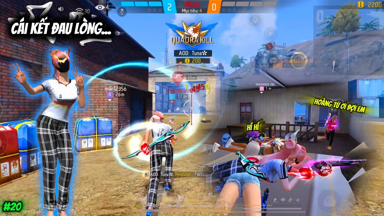 [Free Fire] Giả Gái Ghép Kênh Thế Giới Gặp Team Nói Chuyện Dễ Thương Và Cái Kết Buồn... | P20