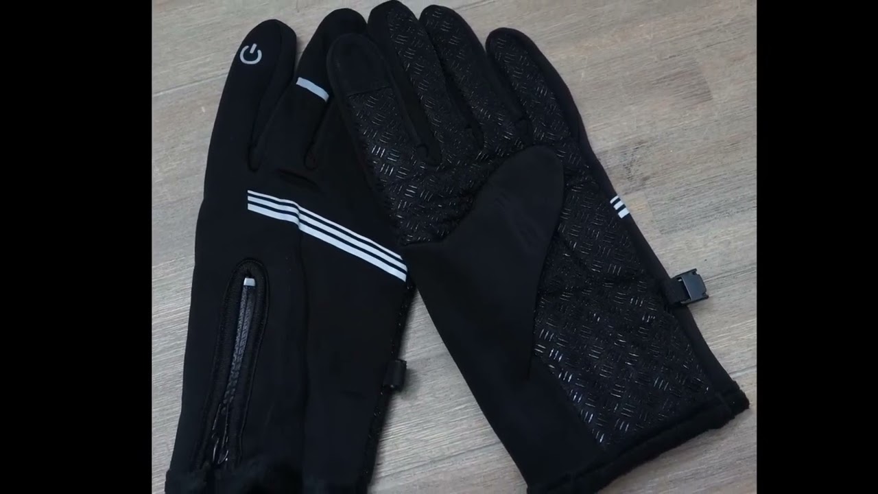 HASAGEI Fahrradhandschuhe Warme Winddichte Winter, Gute und weiche Handschuhe mit kitschigem Fingera