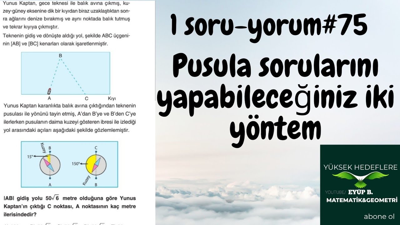 Yeni nesil üçgen | pusula sorusu |endemik