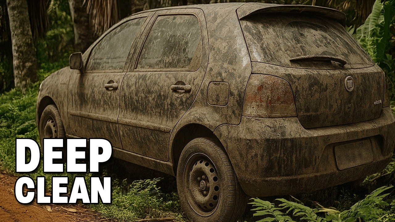 BANDONED FIAT CAR RESCUED AFTER 12 YEARS! INSANE TRANSFORMATION!