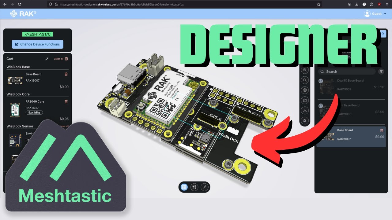 Meshtastic DIY Just Got Easier! RAKWireless Designer