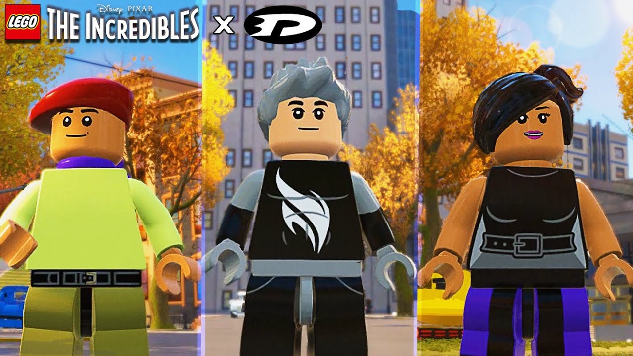 DANNY PHANTOM Characters in LEGO The Incredibles (Danny, Tucker, Sam) (PC)