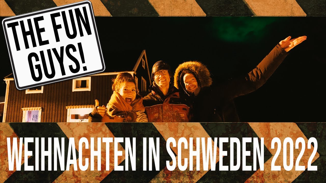 Weihnachten 2022 mit Lach und Sachgeschichten - Vorweihnachten in Schweden beim Container Haus Bau