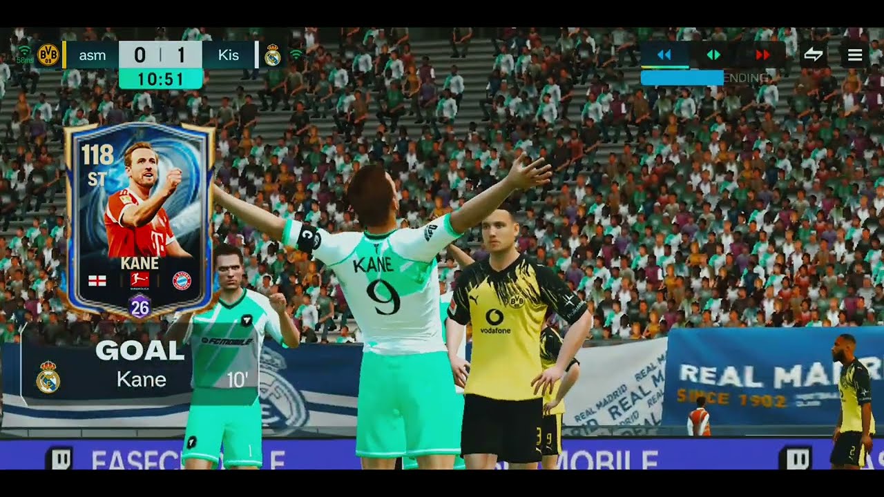 FC MOBILE - Intense Game - Dortmund Vs Real Madrid 