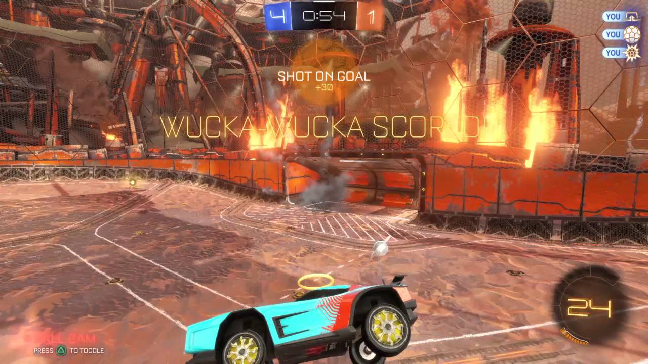 Rocket League Sick Goals | Full-Field dribble Goal