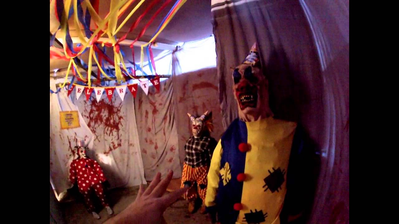 Halloween Haunted House Backyard Maze 2014