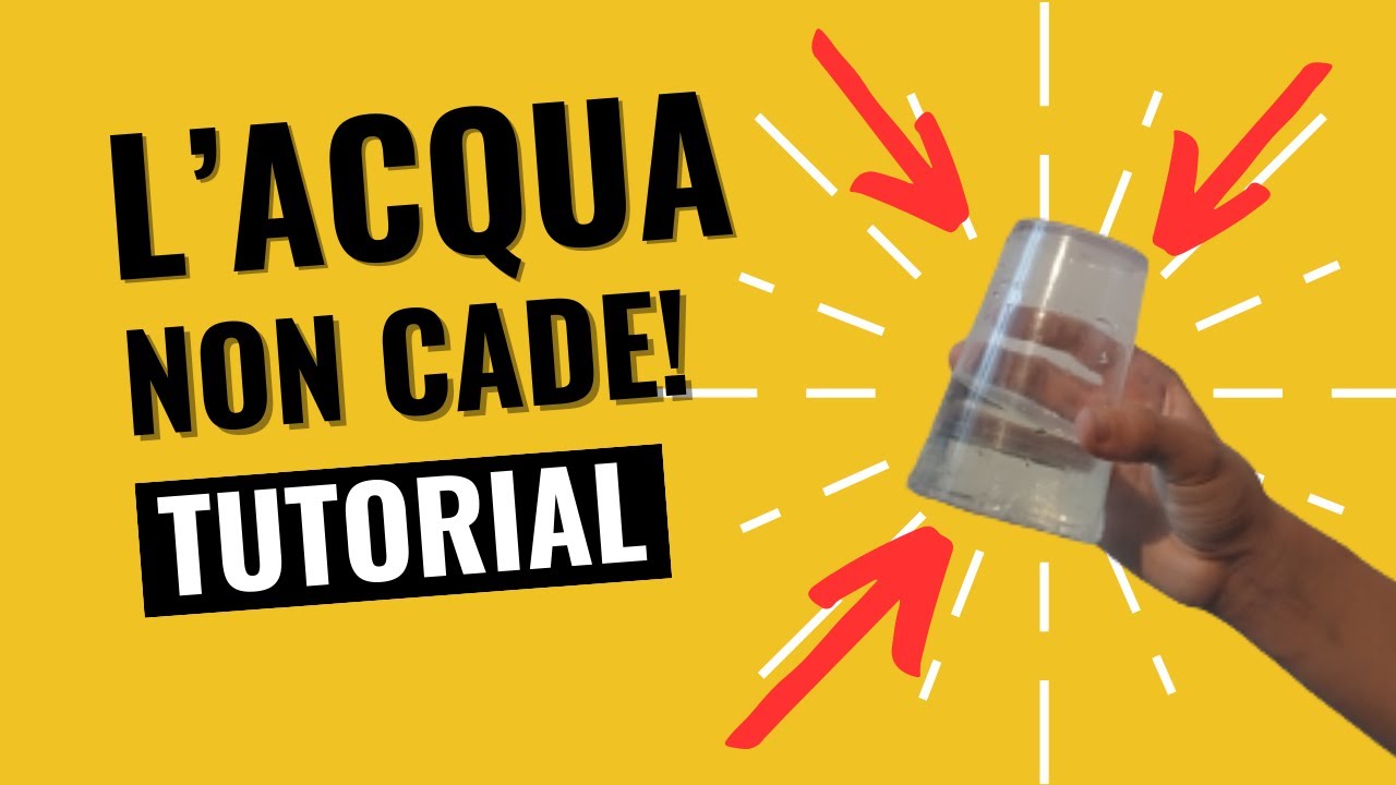 L'ACQUA SCOMPARE! TUTORIAL E PERFORMANCE