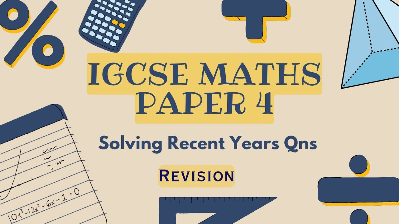 Вопросы для подготовки к экзамену IGCSE по математике, часть 4:
