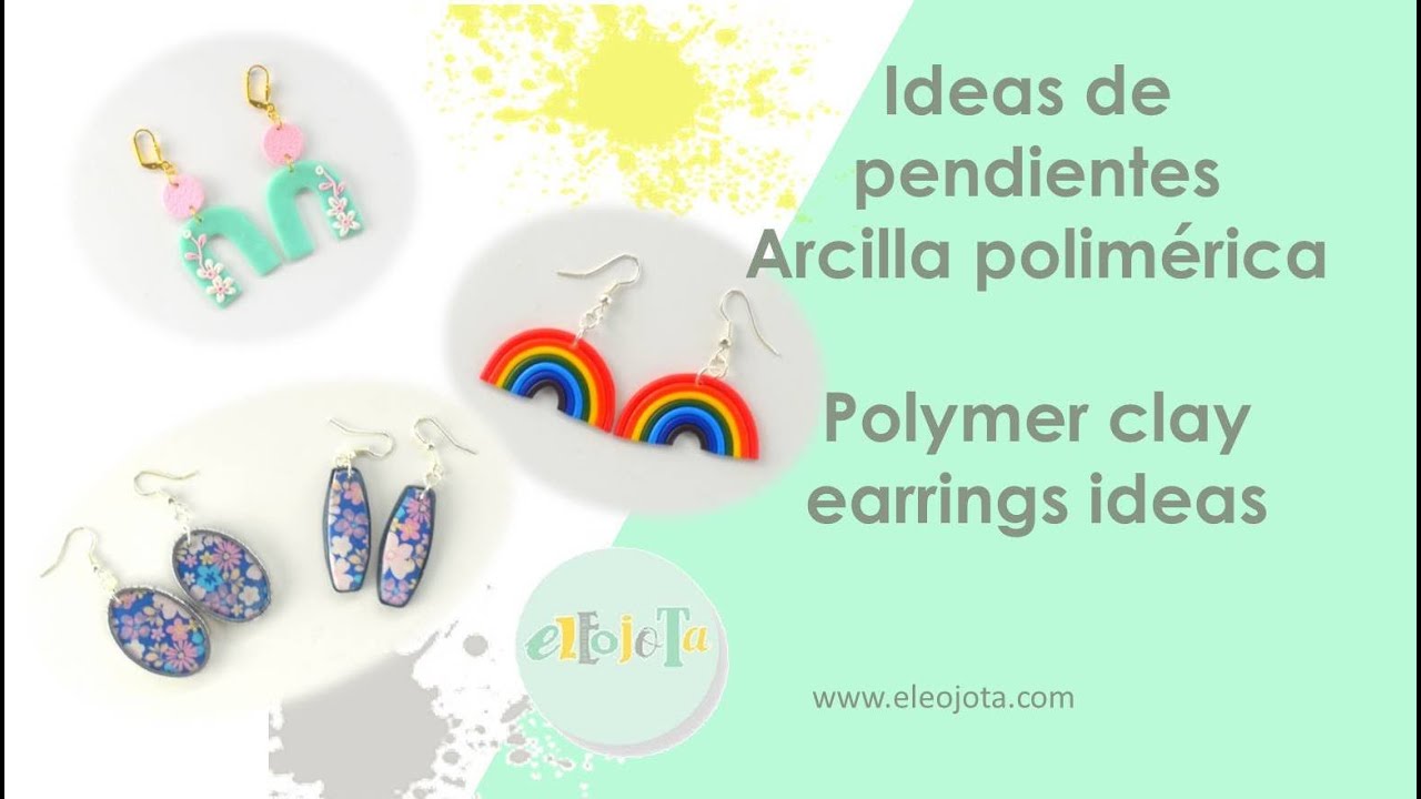 Ideas de pendientes de arcilla polimérica para el verano | ELEOJOTA00