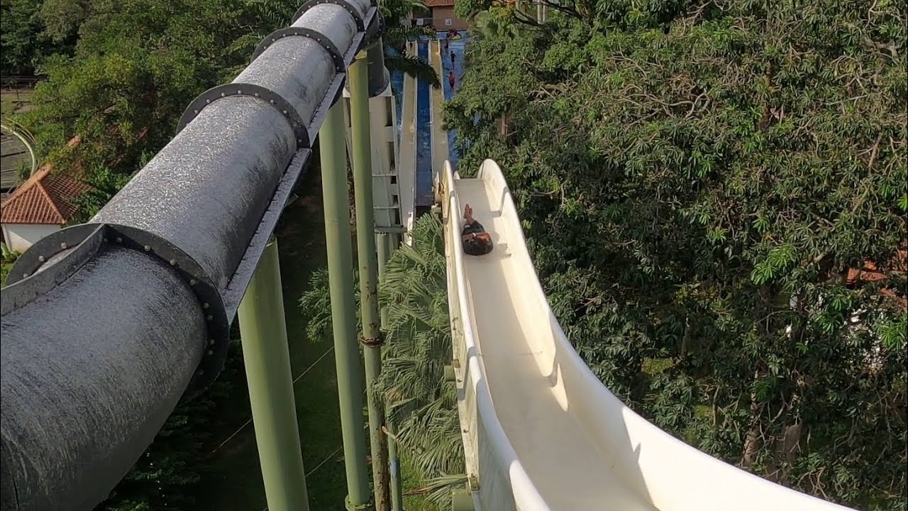 Scary Water Slides at A'famosa Melaka