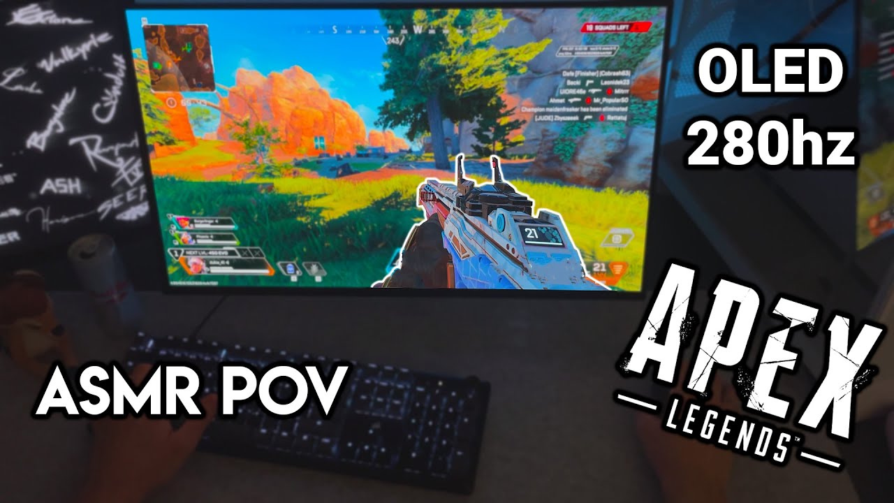 POV Apex Legends casual practice | 280hz OLED Gigabyte MO27Q28G | ASMR